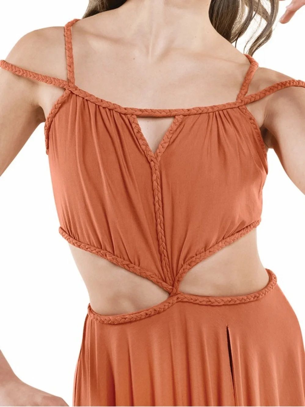Revolution 10th House Dance Costume Rust contemporary lyrical Sidra TH26002 LA - Picture 2 of 15
